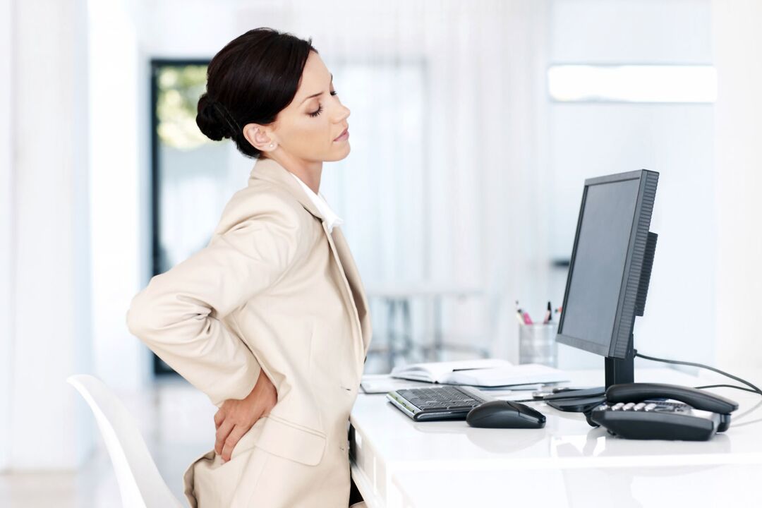 sedentary work as a cause of the development of cervical osteochondrosis