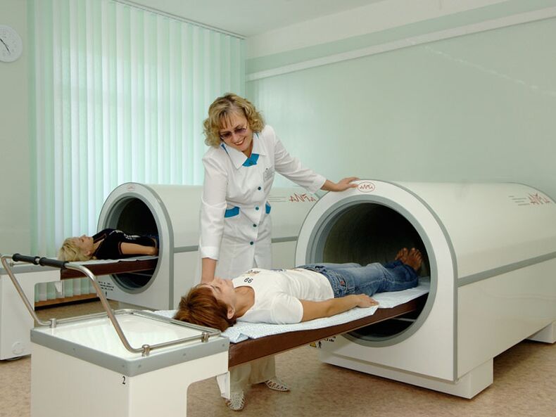 To diagnose osteochondrosis, MRI is performed