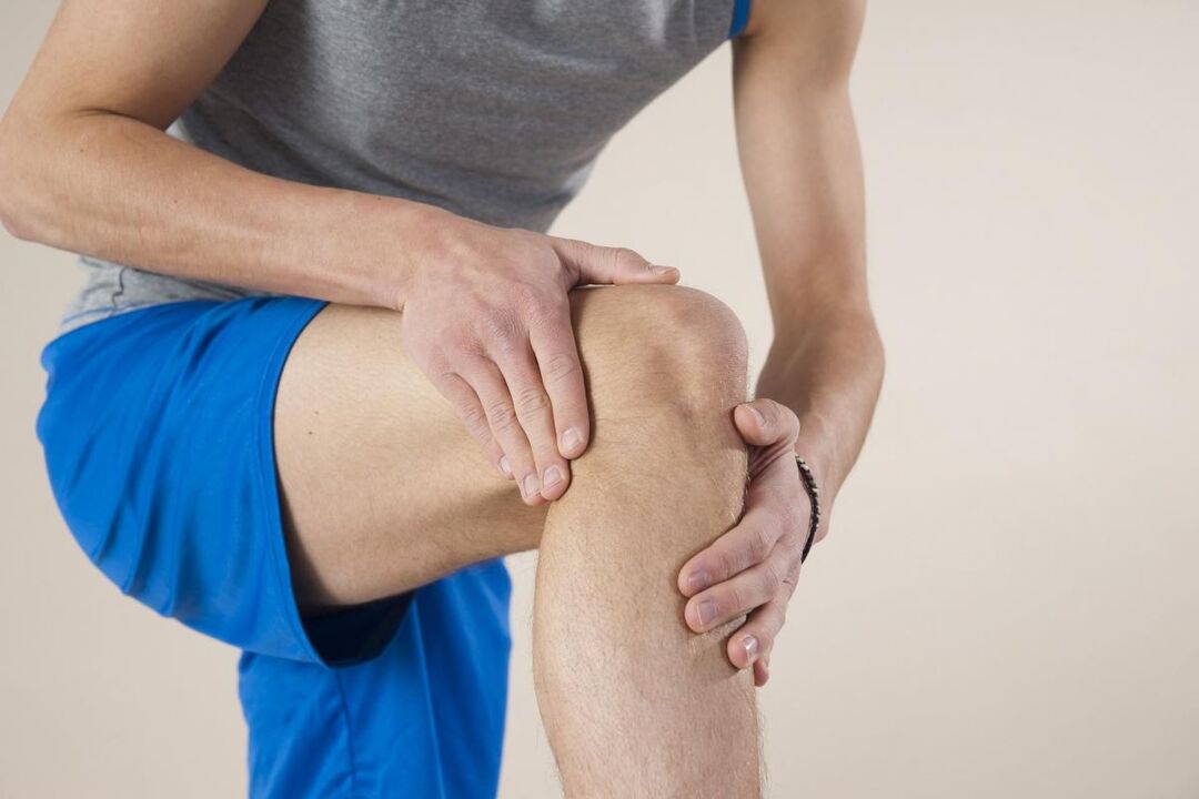 The first pain and stiffness in the joint due to osteoarthritis is attributed to muscle and ligament sprains